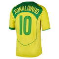 Brazil Retro 2004 Home Jersey - Ronaldinho #10