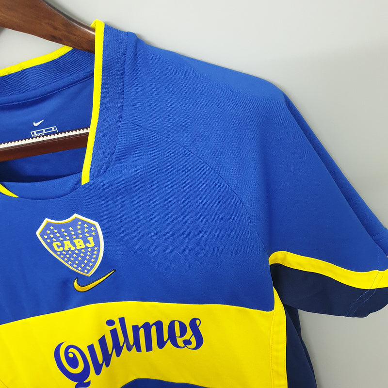 Boca Juniors Retro 2001 Home Jersey