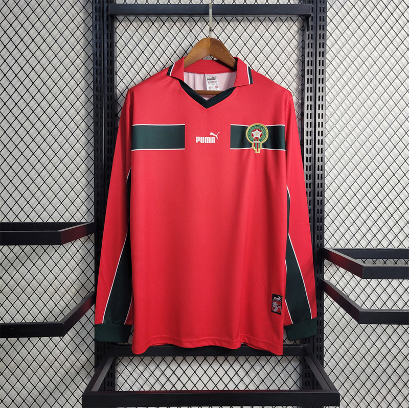 Morocco Retro 1998 Away Jersey - Long Sleeve