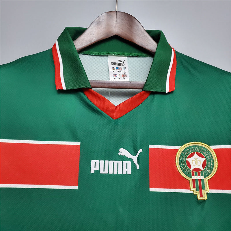 Morocco Retro 1998 Away Jersey - Green