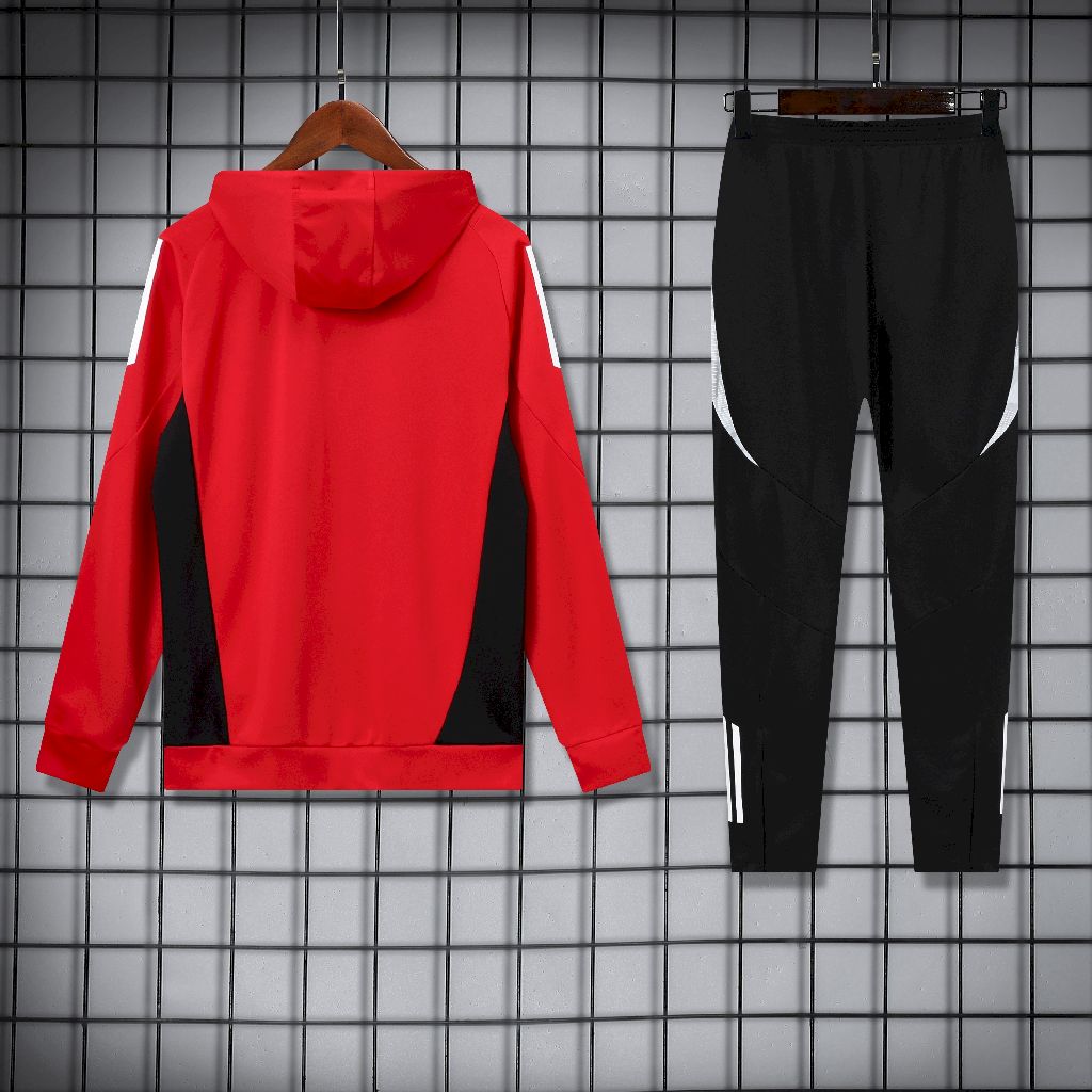 Manchester United 24/25 Winter Hoodie Training Tracksuit Red
