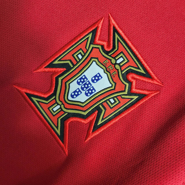 Portugal Retro 2016 Home Jersey - Long Sleeve