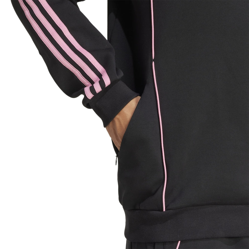 Inter Miami Black 2025 Travel Pullover Hoodie