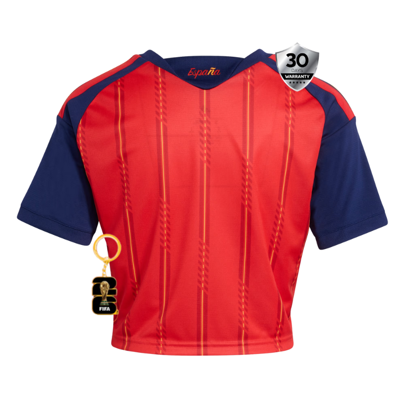 Spain Home Cropped Jersey WC 2026